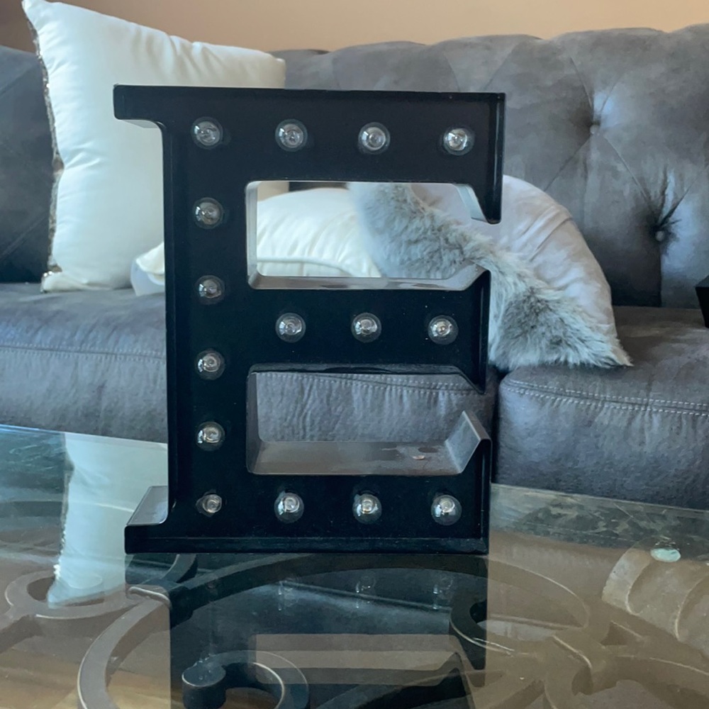 “Letter” room decor piece